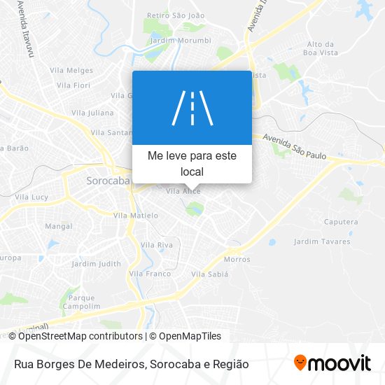 Rua Borges De Medeiros mapa