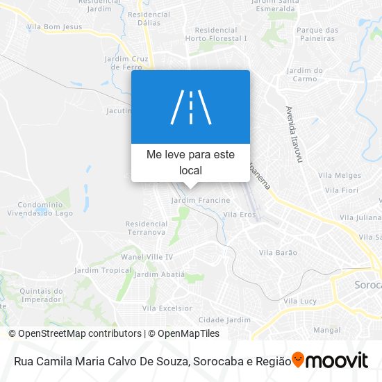 Rua Camila Maria Calvo De Souza mapa