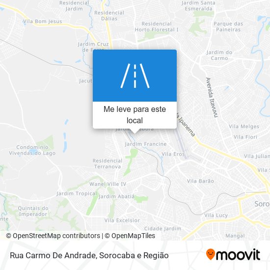 Rua Carmo De Andrade mapa