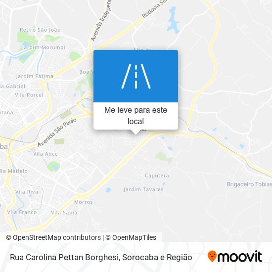 Rua Carolina Pettan Borghesi mapa