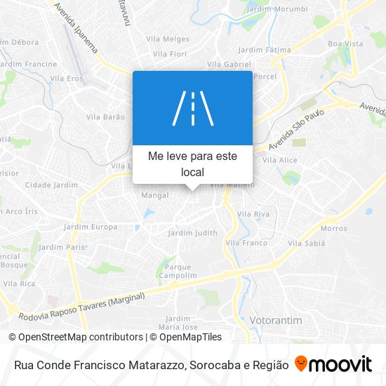 Rua Conde Francisco Matarazzo mapa