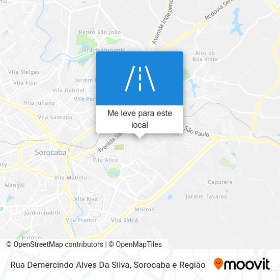 Rua Demercindo Alves Da Silva mapa