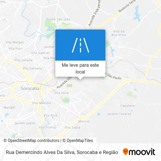 Rua Demercindo Alves Da Silva mapa