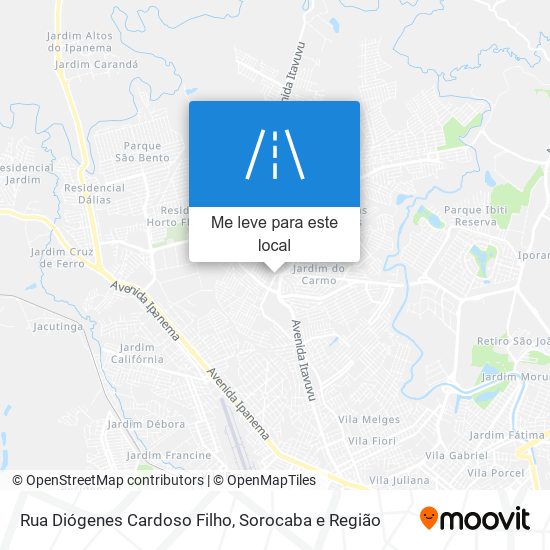 Rua Diógenes Cardoso Filho mapa