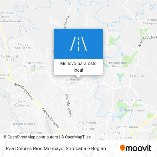 Rua Dolores Rios Moncayo mapa