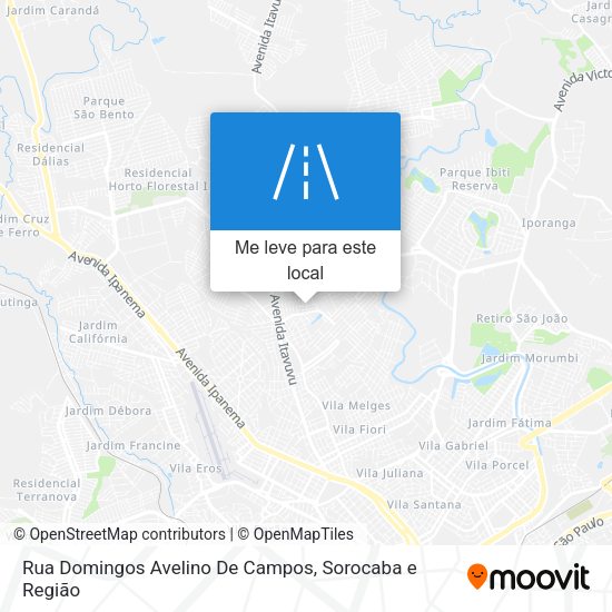 Rua Domingos Avelino De Campos mapa