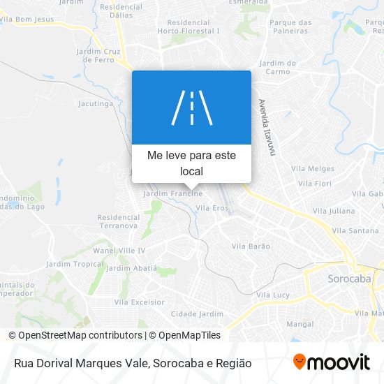 Rua Dorival Marques Vale mapa
