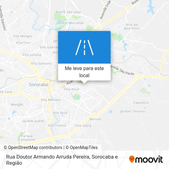 Rua Doutor Armando Arruda Pereira mapa