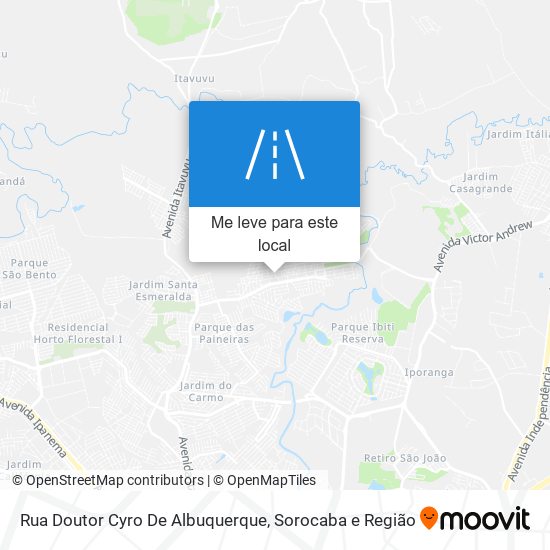 Rua Doutor Cyro De Albuquerque mapa