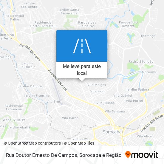 Rua Doutor Ernesto De Campos mapa