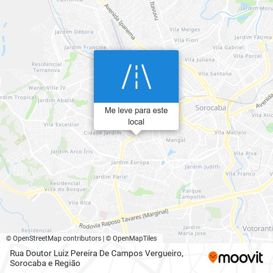 Rua Doutor Luiz Pereira De Campos Vergueiro mapa