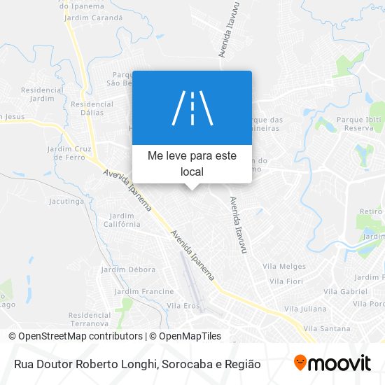 Rua Doutor Roberto Longhi mapa