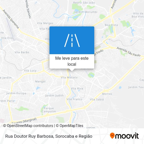 Rua Doutor Ruy Barbosa mapa