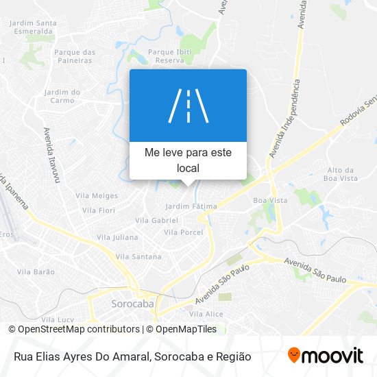 Rua Elias Ayres Do Amaral mapa