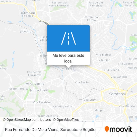 Rua Fernando De Melo Viana mapa