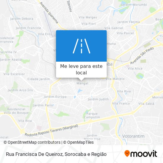 Rua Francisca De Queiroz mapa