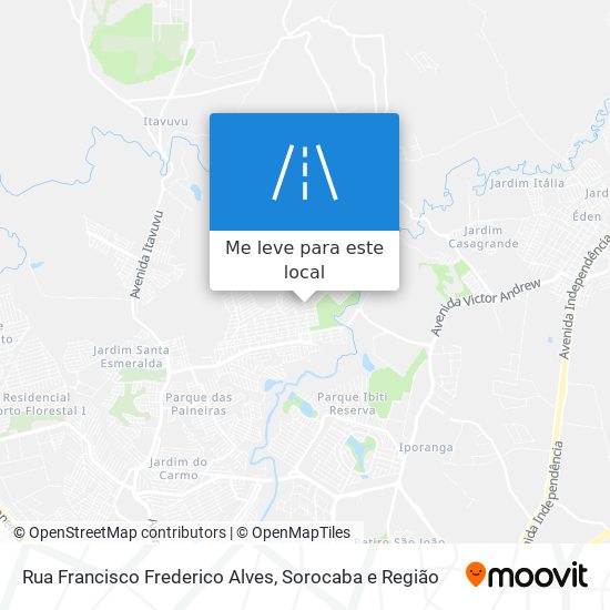 Rua Francisco Frederico Alves mapa