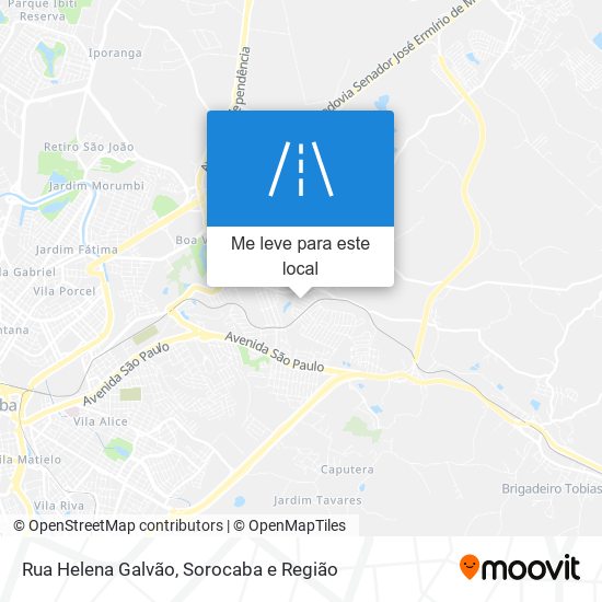 Rua Helena Galvão mapa