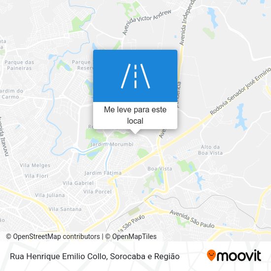 Rua Henrique Emilio Collo mapa