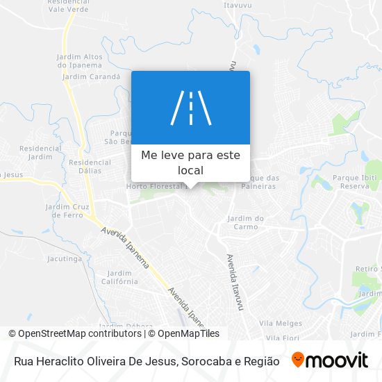 Rua Heraclito Oliveira De Jesus mapa