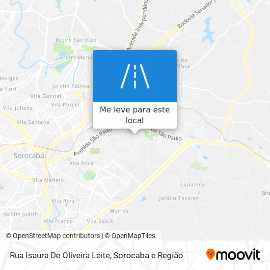 Rua Isaura De Oliveira Leite mapa