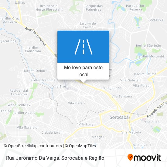 Rua Jerônimo Da Veiga mapa