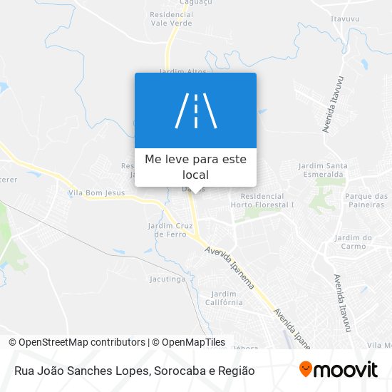 Rua João Sanches Lopes mapa