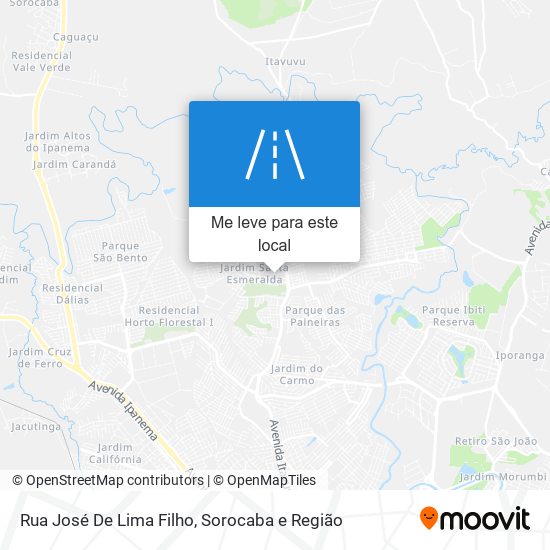 Rua José De Lima Filho mapa