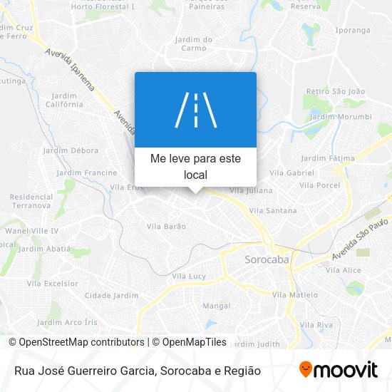 Rua José Guerreiro Garcia mapa