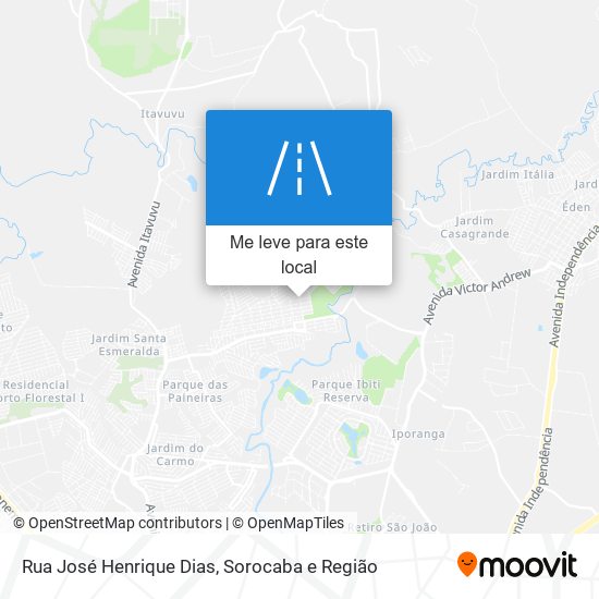 Rua José Henrique Dias mapa