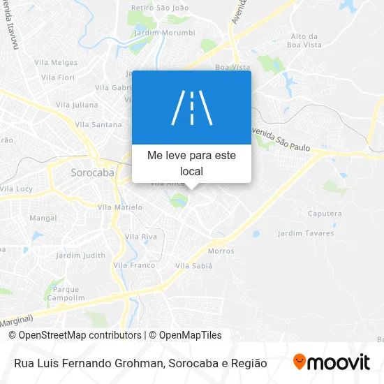 Rua Luis Fernando Grohman mapa