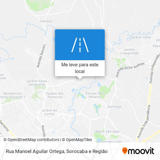 Rua Manoel Aguilar Ortega mapa