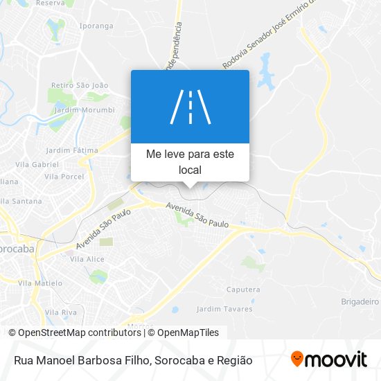 Rua Manoel Barbosa Filho mapa