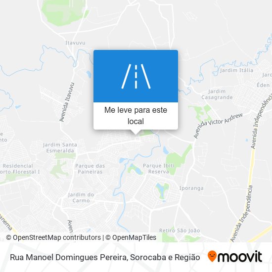 Rua Manoel Domingues Pereira mapa