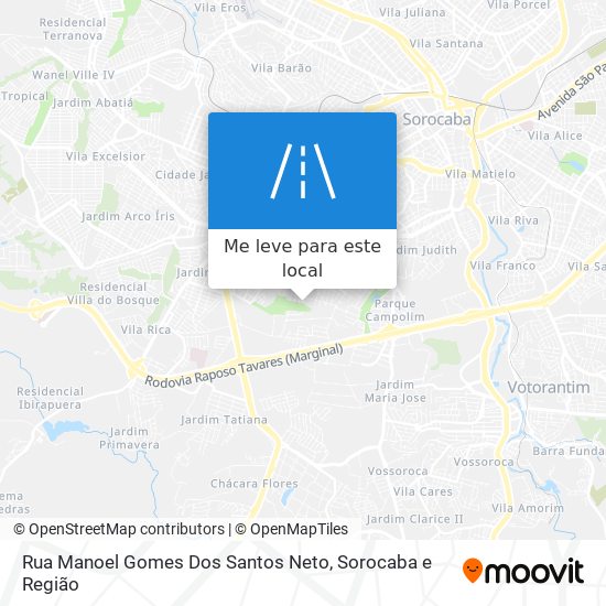 Rua Manoel Gomes Dos Santos Neto mapa