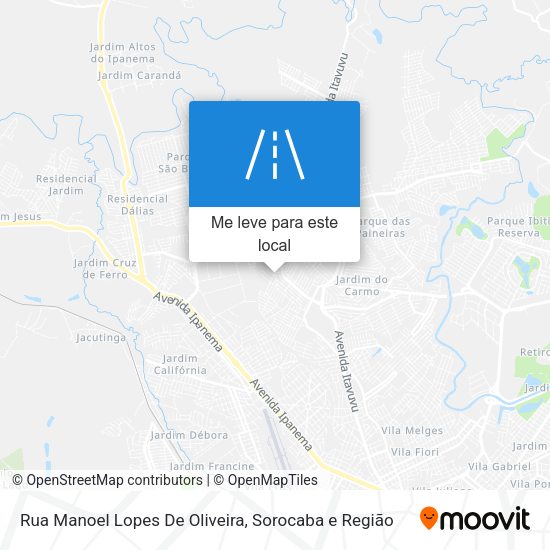 Rua Manoel Lopes De Oliveira mapa