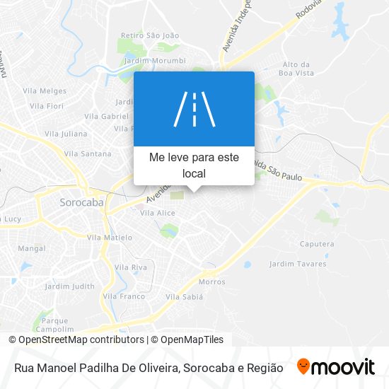 Rua Manoel Padilha De Oliveira mapa