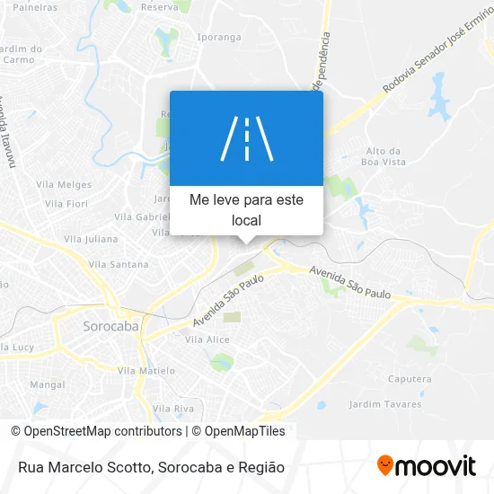 Rua Marcelo Scotto mapa