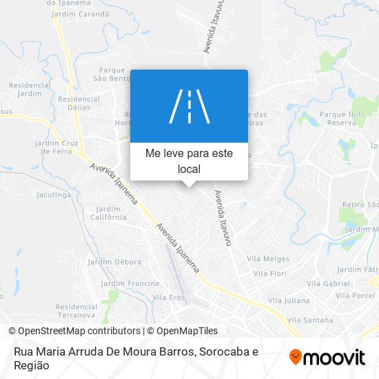 Rua Maria Arruda De Moura Barros mapa