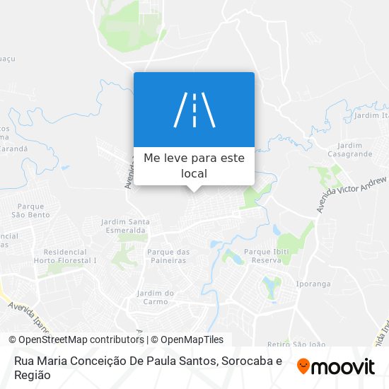 Rua Maria Conceição De Paula Santos mapa