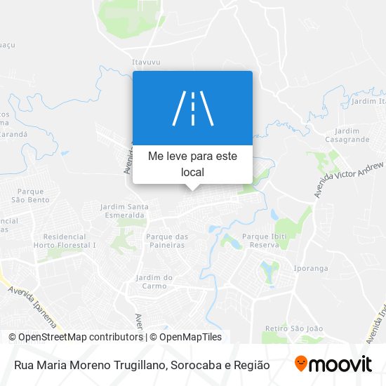 Rua Maria Moreno Trugillano mapa