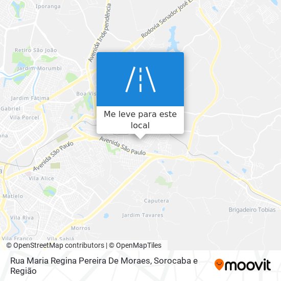 Rua Maria Regina Pereira De Moraes mapa