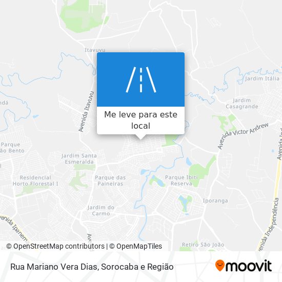 Rua Mariano Vera Dias mapa