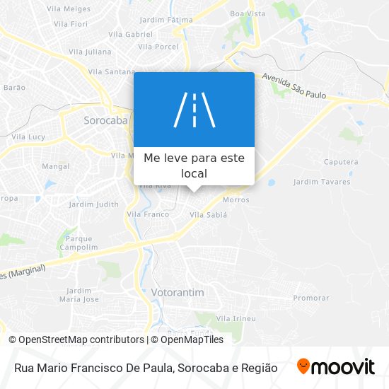 Rua Mario Francisco De Paula mapa