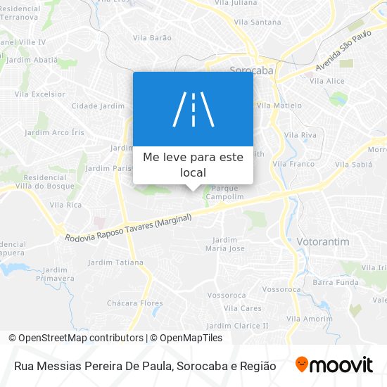 Rua Messias Pereira De Paula mapa