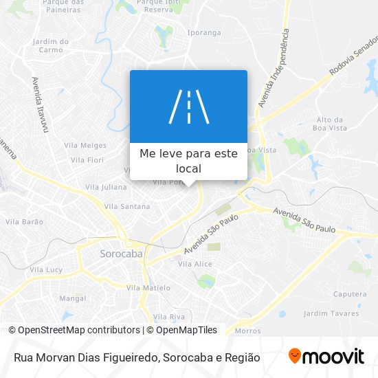 Rua Morvan Dias Figueiredo mapa