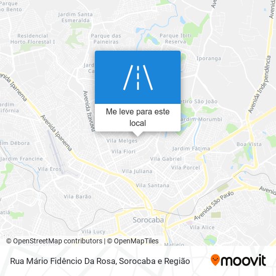 Rua Mário Fidêncio Da Rosa mapa