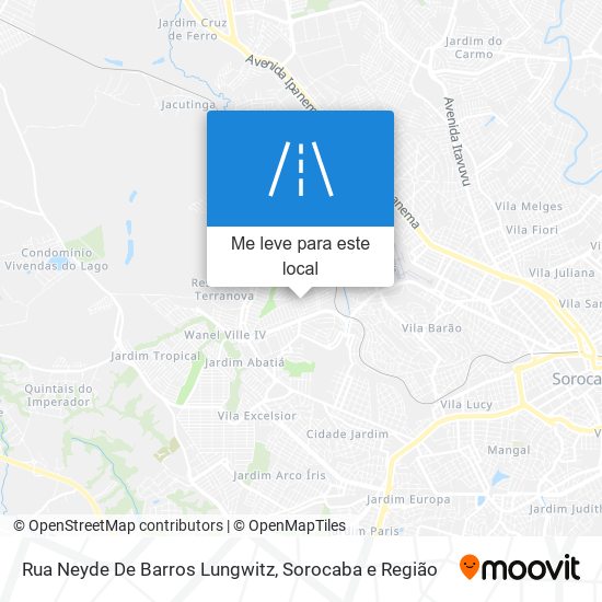 Rua Neyde De Barros Lungwitz mapa