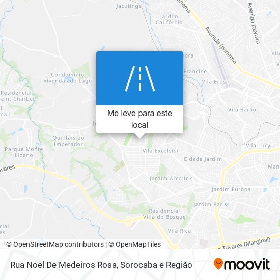 Rua Noel De Medeiros Rosa mapa