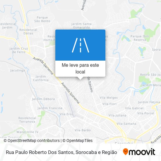 Rua Paulo Roberto Dos Santos mapa